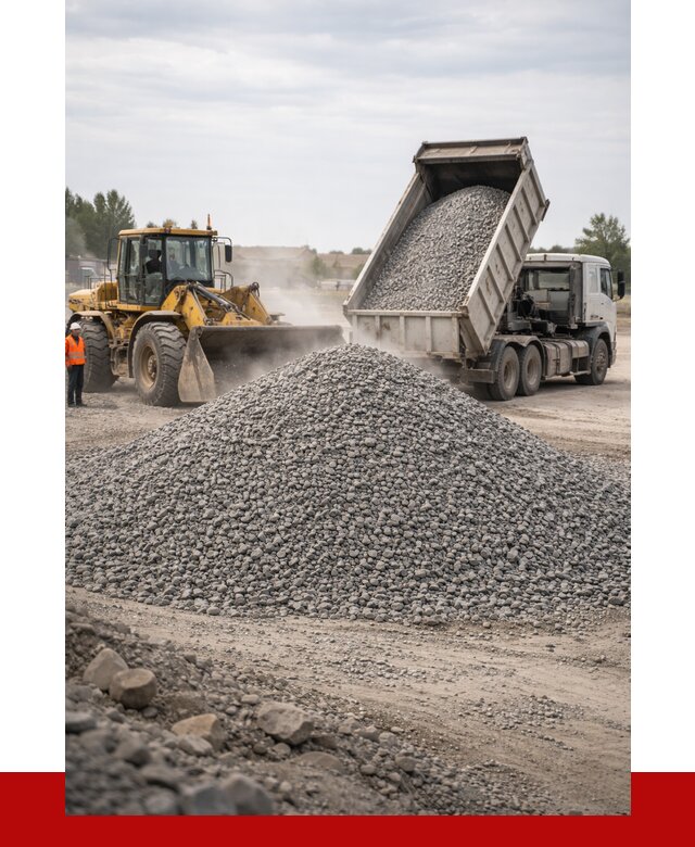 Купить щебень с доставкой в Егорьевске от 2532 руб. | ПРОНЕРУДГрь