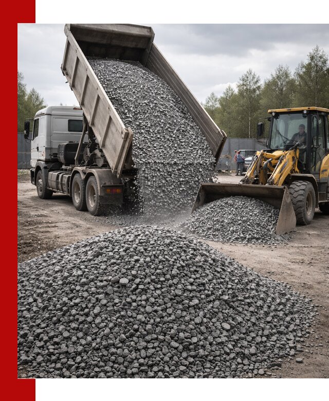 Доставка и продажа щебня гранитного в Егорьевске