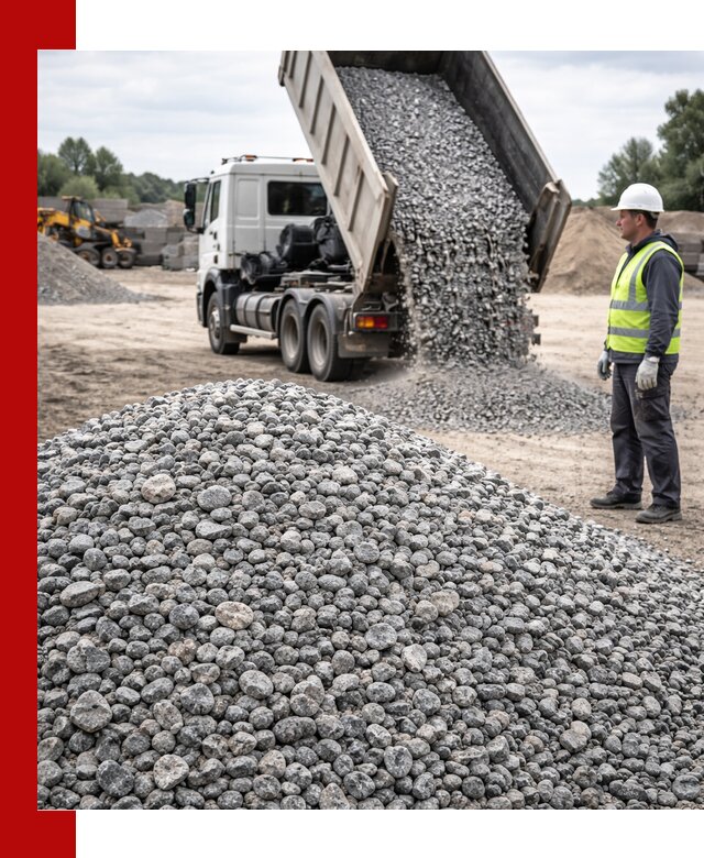 Доставка и продажа гранитного щебня фракции 5-20 в Егорьевске