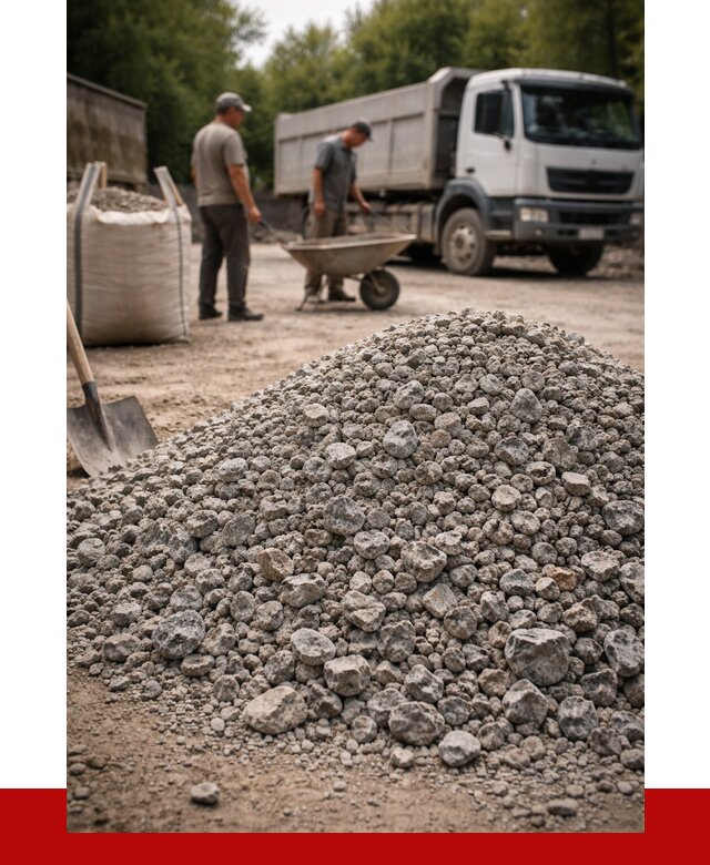 Гранитный щебень фракция 20-40 в Егорьевске от 3240 руб. ПРОНЕРУДГрь