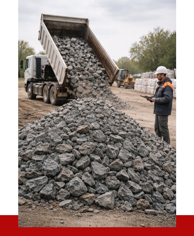 Гранитный щебень фракция 100-200 в Егорьевске от 4253 р. ПРОНЕРУДГрь