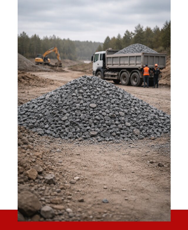 Щебень габбро диабаз фракция 40-70 в Егорьевске от 2228 р-ПРОНЕРУДГрь