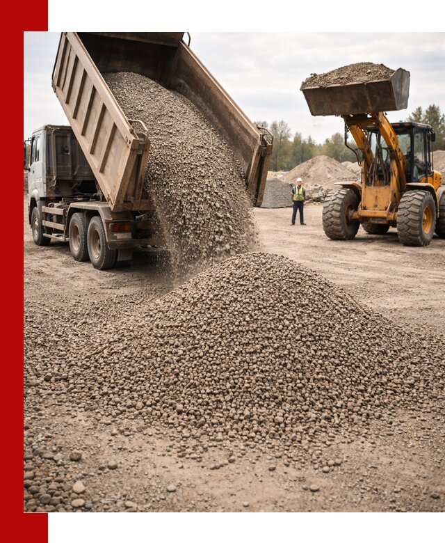Гравийный щебень фракция 3–10 с доставкой в Егорьевске