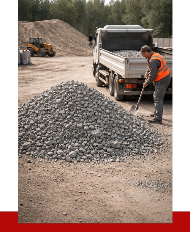 Гравийный щебень фракция 5-10 в Егорьевске от 2228 р. | ПРОНЕРУДГрь