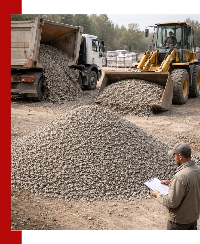 Гравийный щебень фракция 5–10 с доставкой в Егорьевске
