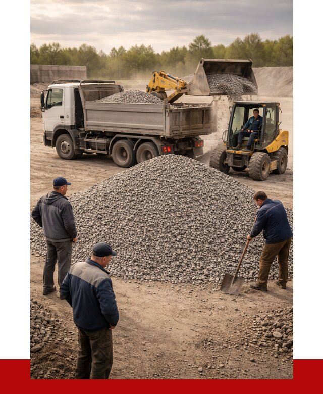 Гравийный щебень фракция 5-20 в Егорьевске от 2430 р. ПРОНЕРУДГрь