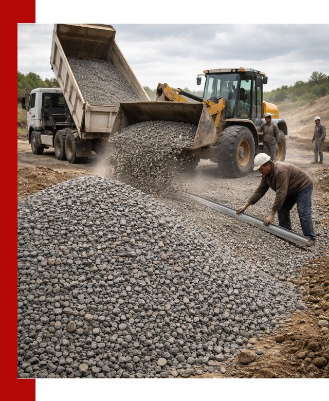Гравийный щебень фракция 5-20 с доставкой в Егорьевске