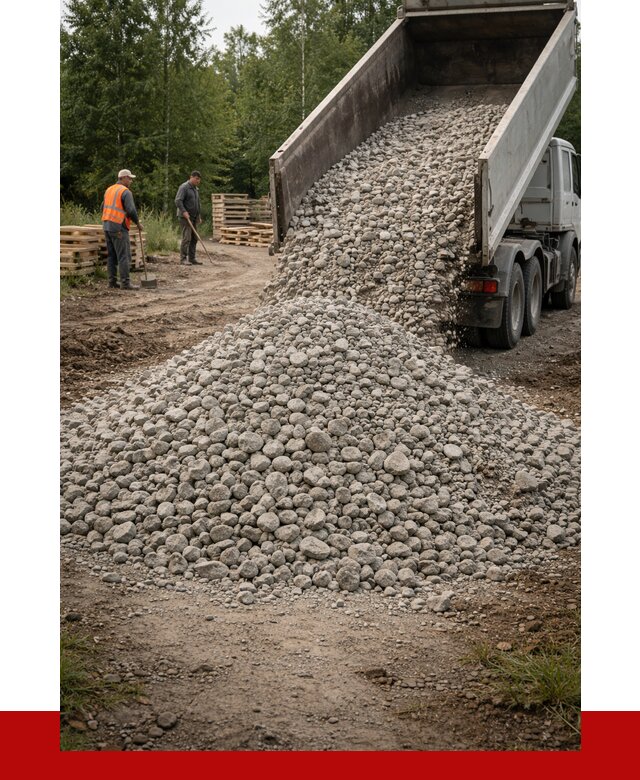 гравийный щебень фракция 70-120 в Егорьевске от 2481 р. ПРОНЕРУДГрь