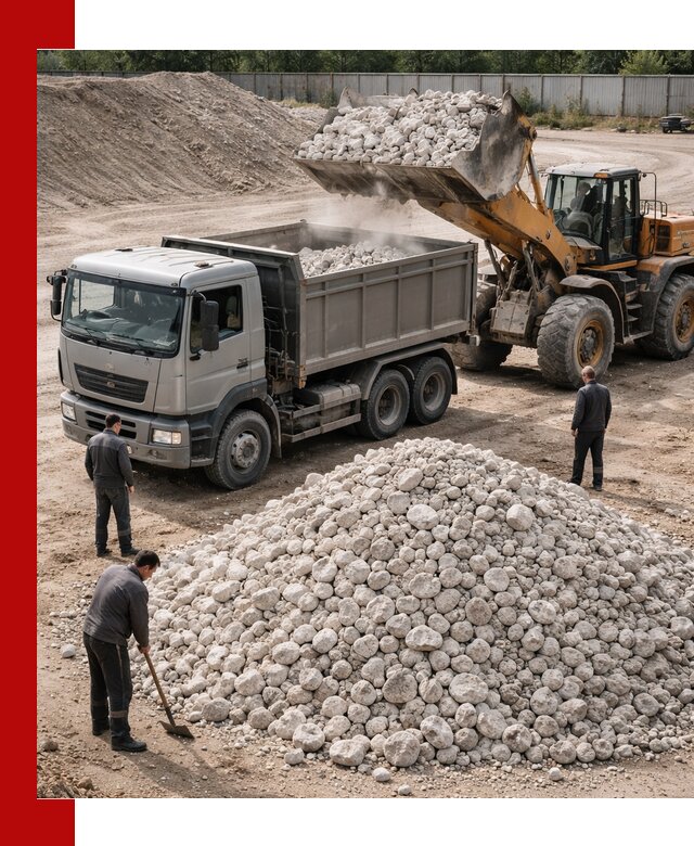 Известняковый щебень фракция 70–150 с доставкой в Егорьевске