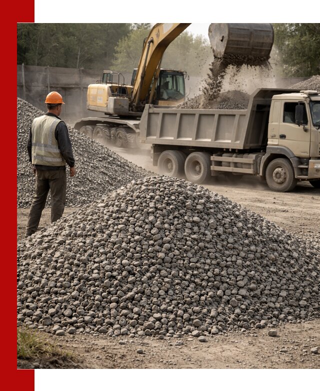 Шлаковый щебень фракция 5-20 с доставкой в Егорьевске
