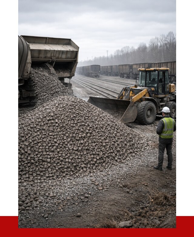 Купить железнодорожный щебень в Егорьевске от 2835 р. | ПРОНЕРУДГрь