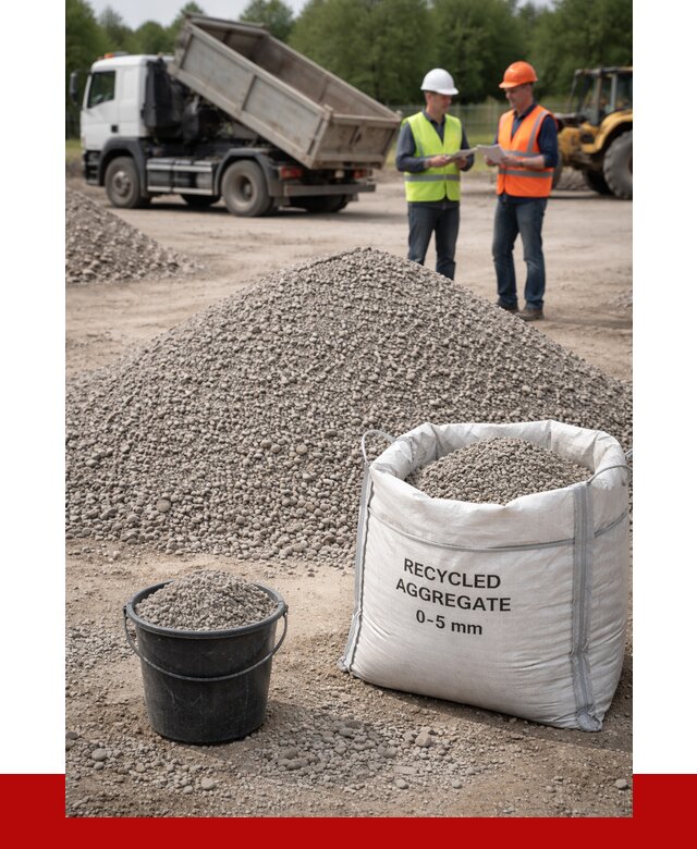 Вторичный щебень фракция 0-5 в Егорьевске от 1620 р. ПРОНЕРУДГрь