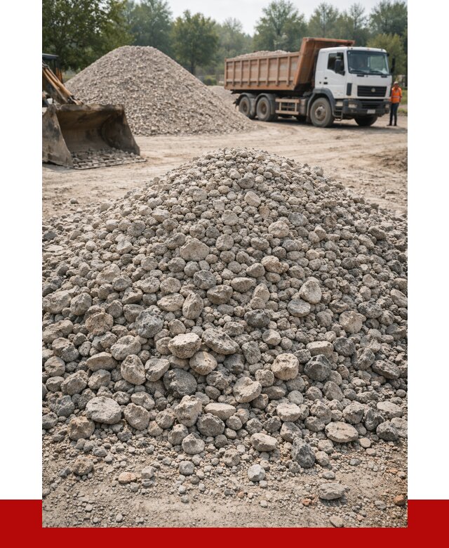 Вторичный щебень фракция 20-40 в Егорьевске от 2228 р ПРОНЕРУДГрь