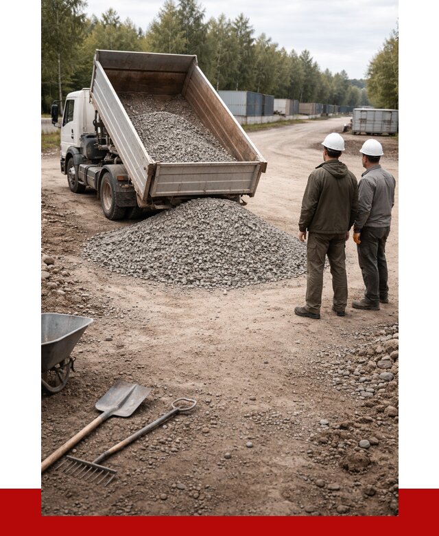 Бетонный щебень фракция 5-20 в Егорьевске от 3240 р., ПРОНЕРУДГрь