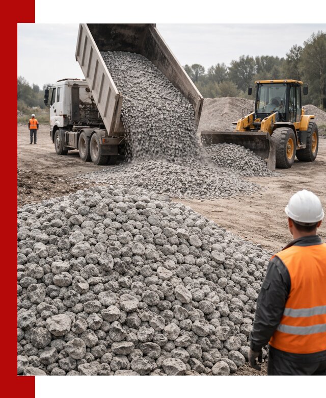 Доставка бетонного щебня фракции 20-40 в Егорьевске