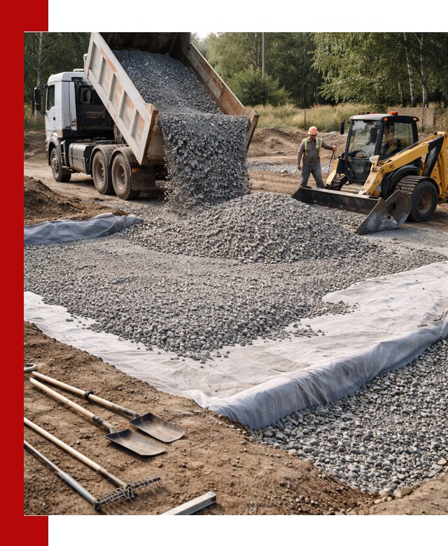 Щебень для фундамента с доставкой в Егорьевске