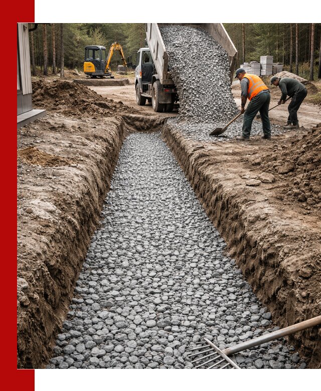 Щебень для дренажа с доставкой в Егорьевске высокого качества