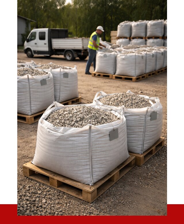 Щебень в мешках с доставкой в Егорьевске от 4253 р. | ПРОНЕРУДГрь
