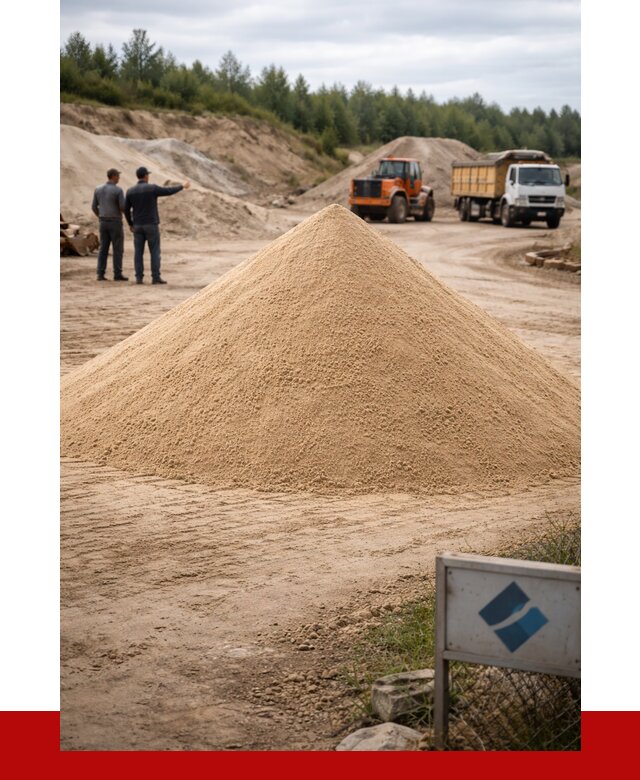 Карьерный песок навалом в Егорьевске от 1823 р. | ПРОНЕРУДГрь