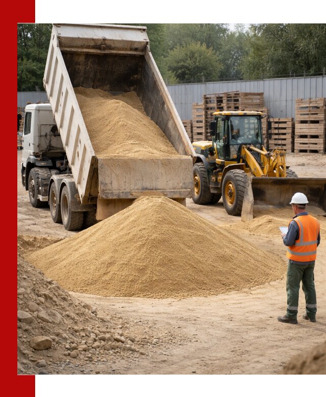 Доставка карьерного мелкозернистого песка в Егорьевске