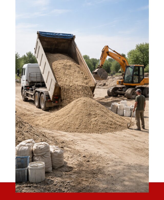 Купить речной песок в Егорьевске от 1215 р. за куб | ПРОНЕРУДГрь