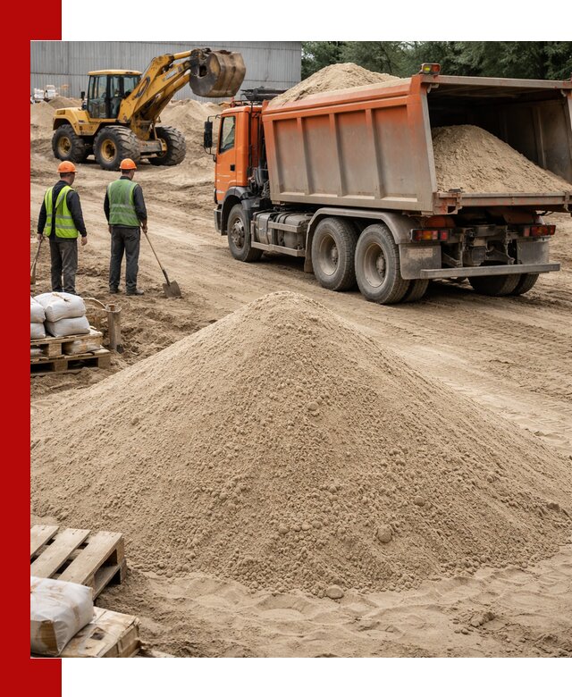 Доставка и продажа мытого речного песка в Егорьевске