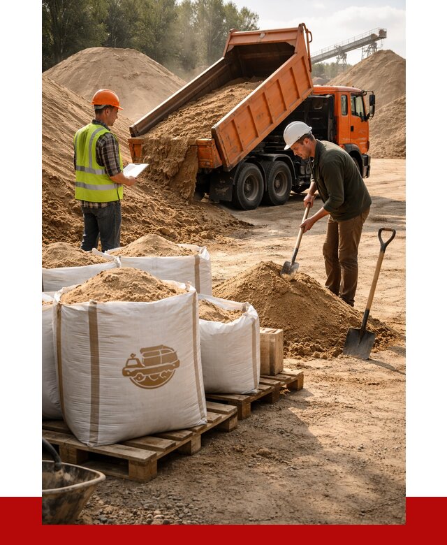 Строительный песок в Егорьевске от 2228 р. с доставкой, ПРОНЕРУДГрь