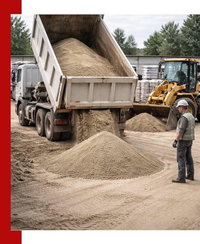 Поставка и доставка песка для бетона в Егорьевске