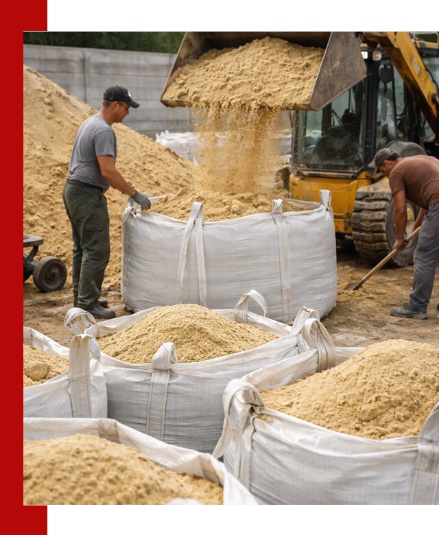 Поставка качественного песка для кладки в Егорьевске