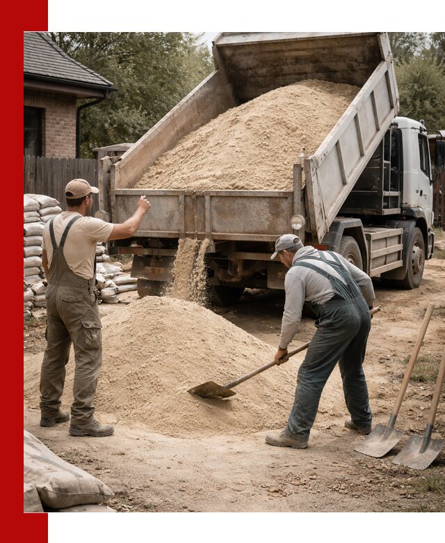 Песок для штукатурки с доставкой в Егорьевске качественный и чистый