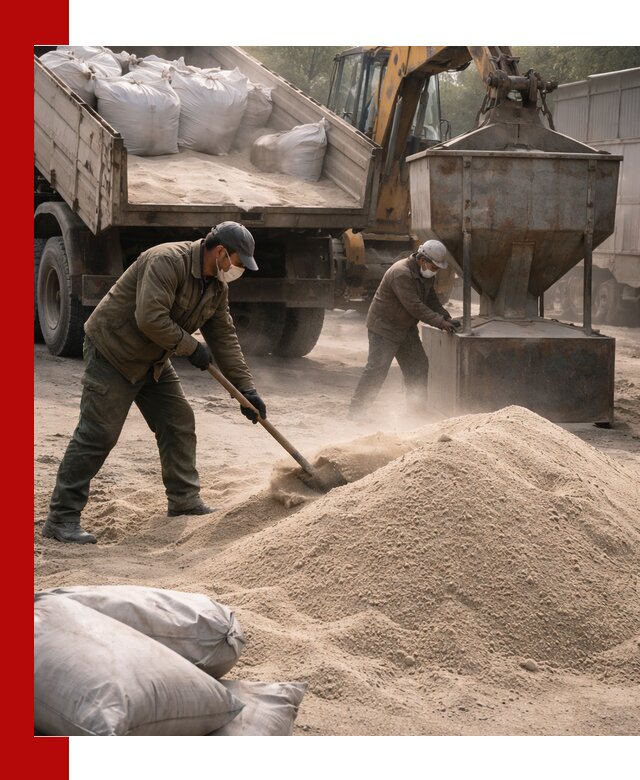 Кварцевый песок для пескоструя в Егорьевске — доставка и качество