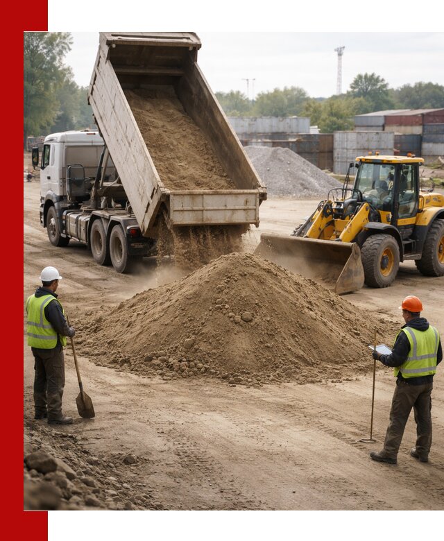 Доставка и продажа пескогрунта оптом и в розницу в Егорьевске