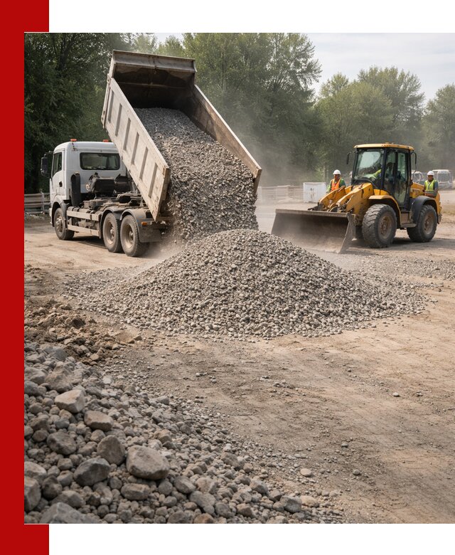 Гравий фракция 5–20 доставка в Егорьевске оптом и в розницу