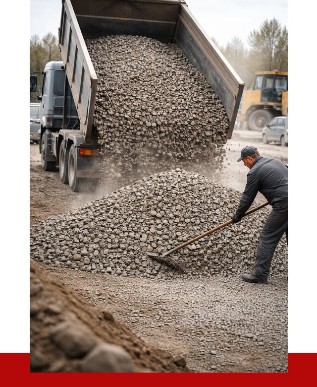 Гравий фракция 20-40 в Егорьевске от 2532 р. доставка | ПРОНЕРУДГрь