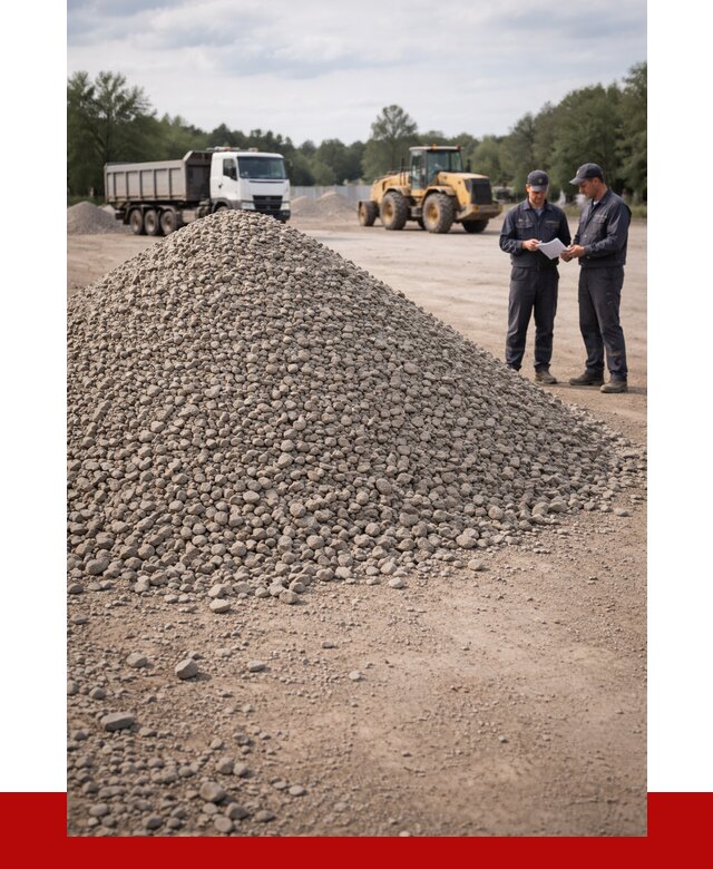 Купить гравий фракция 40-70 в Егорьевске от 1215 р. | ПРОНЕРУДГрь