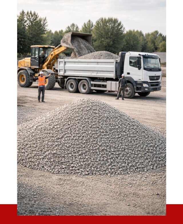 Купить мытый гравий в Егорьевске от 3544 р, доставка ПРОНЕРУДГрь