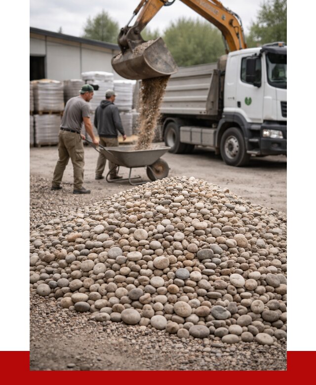 Галька декоративная в Егорьевске от 3240 р. за куб | ПРОНЕРУДГрь