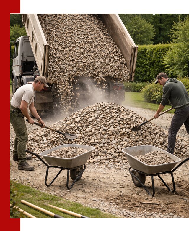 Доставка и продажа декоративной гальки в Егорьевске