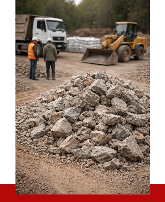 Купить бутовый камень с доставкой в Егорьевске от 2329 р. | ПРОНЕРУДГрь
