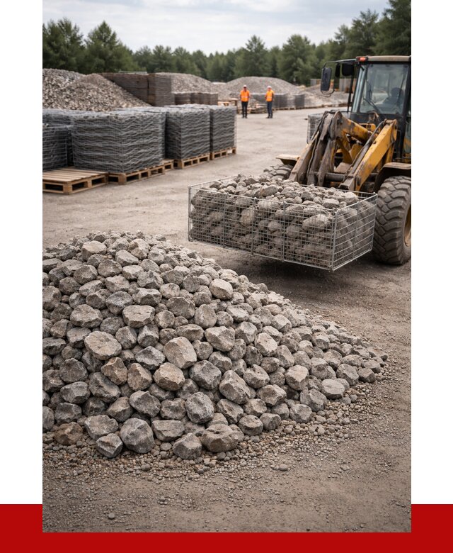 Камень для габионов фракция 70-150 в Егорьевске от 4253 р. | ПРОНЕРУДГрь