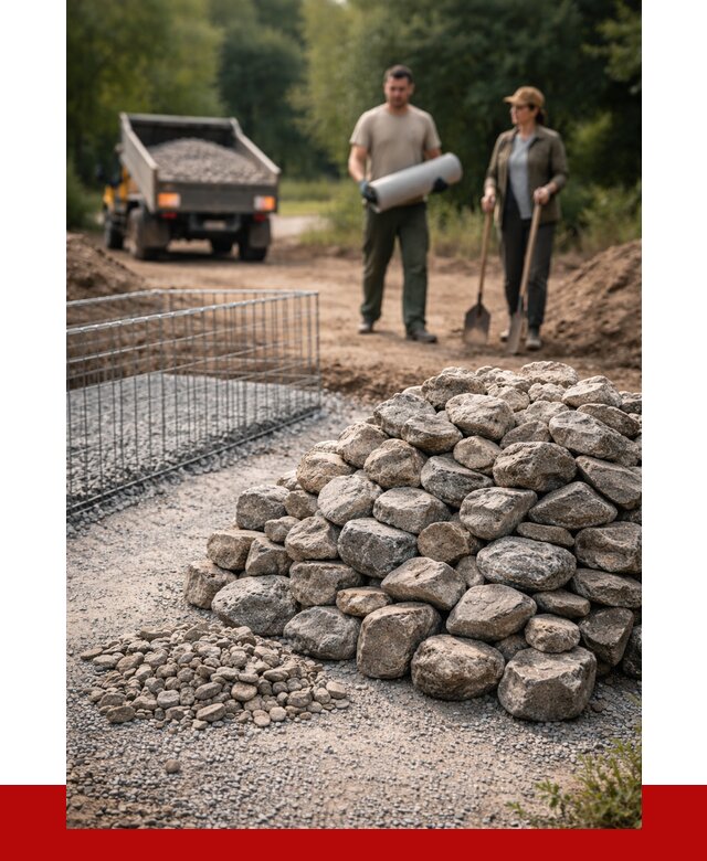 Камень для габионов фракция 100-200 в Егорьевске от 4860 р. | ПРОНЕРУДГрь