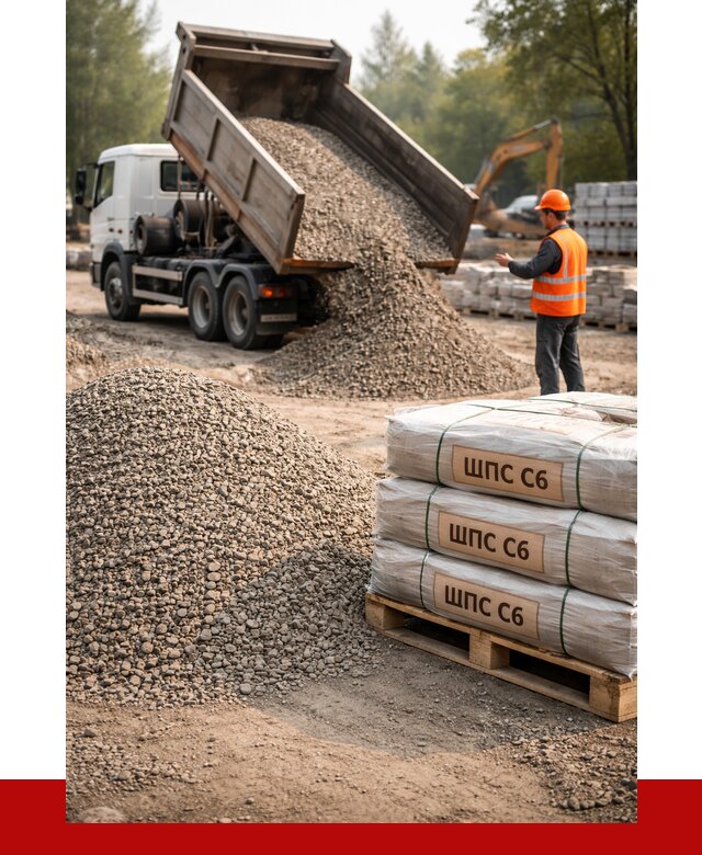 ЩПС С6 в Егорьевске с доставкой от 2228 р. за куб | ПРОНЕРУДГрь