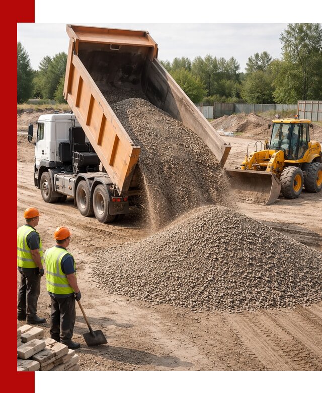 Доставка щебёночно-песчаной смеси ЩПС С7 в Егорьевске