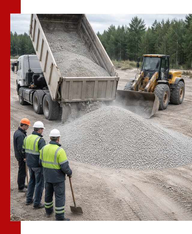 Известняковый отсев 0-5 доставка в Егорьевске быстро и выгодно