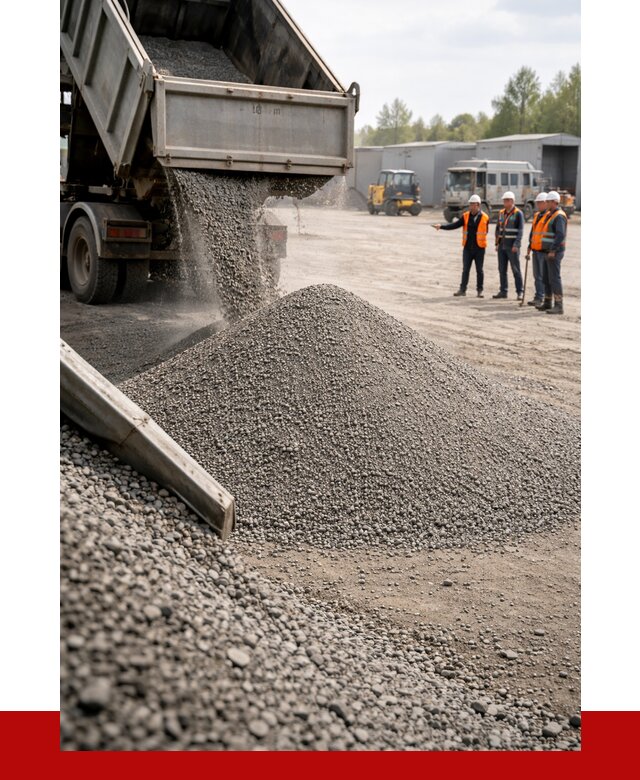 Гравийный отсев 0-5 в Егорьевске от 1215 р. с доставкой | ПРОНЕРУДГрь