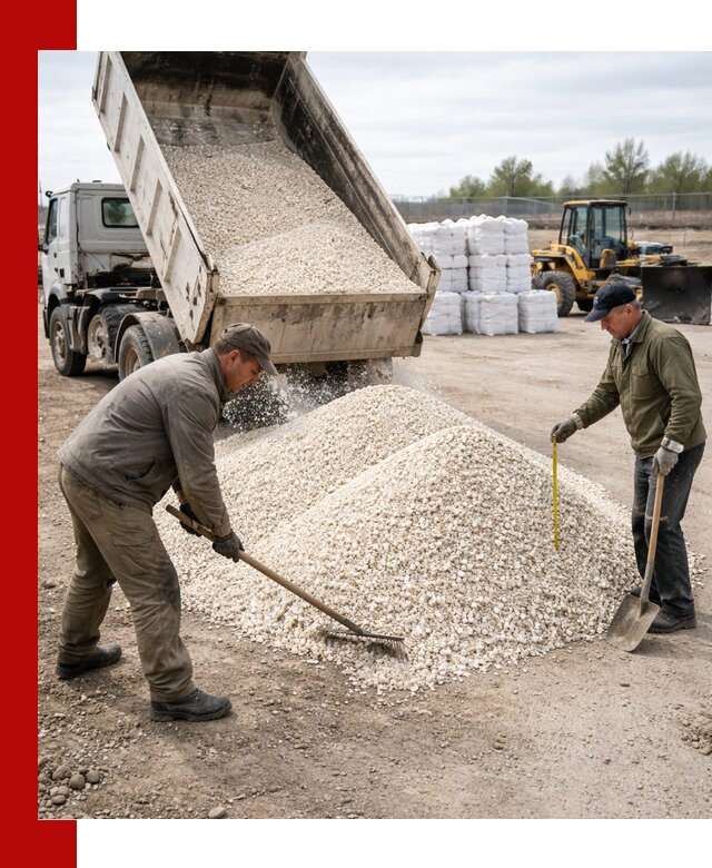 Мраморная крошка с доставкой и разгрузкой в Егорьевске