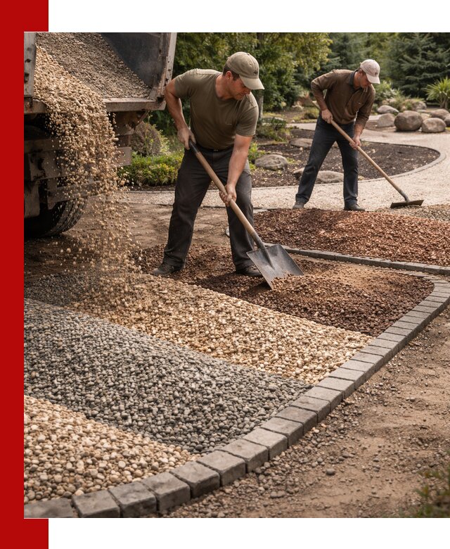 Декоративная крошка для ландшафта в Егорьевске — продажа и доставка