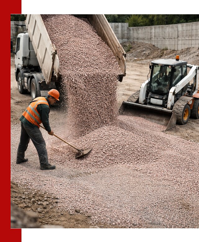 Крошка розовый гранит с доставкой в Егорьевске от производителя
