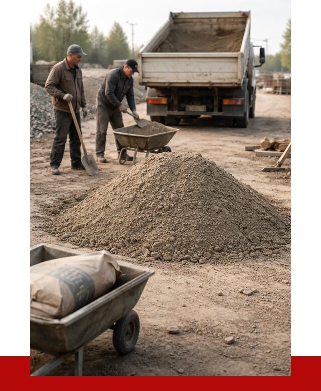 Цементно-песчаная смесь М150 в Егорьевске от 4759 р. | ПРОНЕРУДГрь