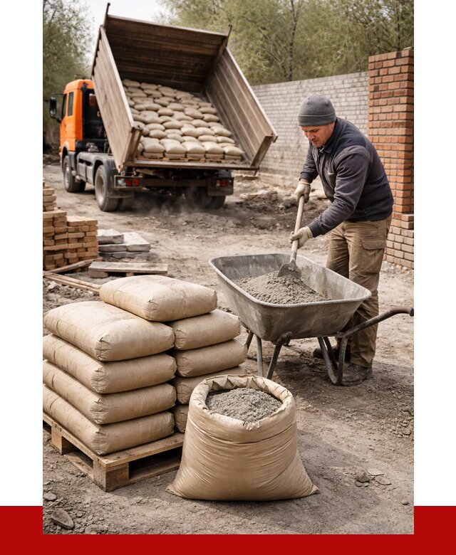 Купить сухую смесь для кладки в Егорьевске от 1215 р. | ПРОНЕРУДГрь